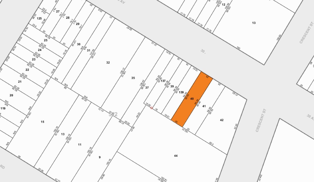 Tax Map 23 34 30th Ave, Astoria