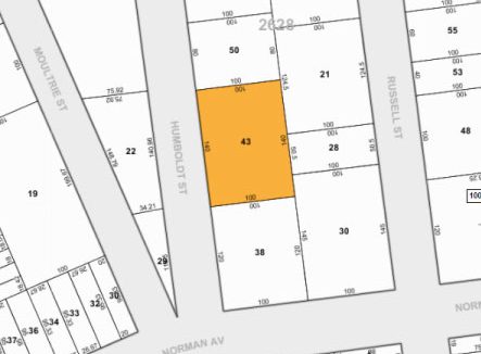 Tax Map 758 Humboldt St