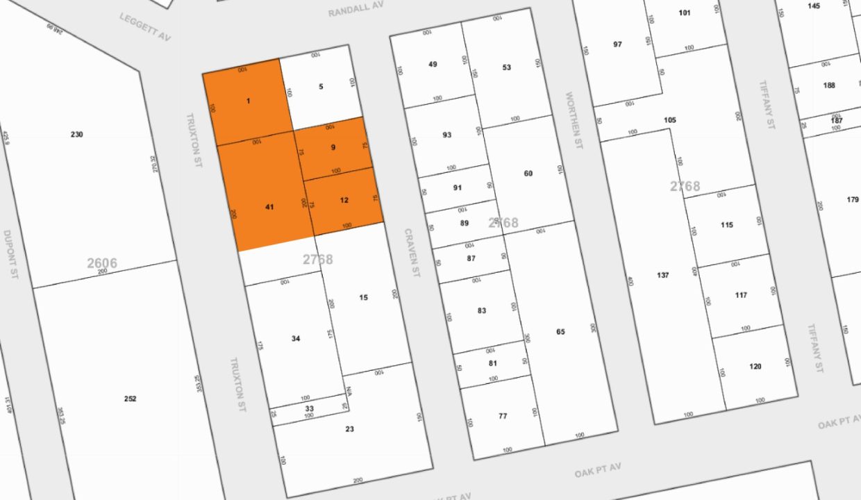 Tax Map 1140 Randall Ave, Bx