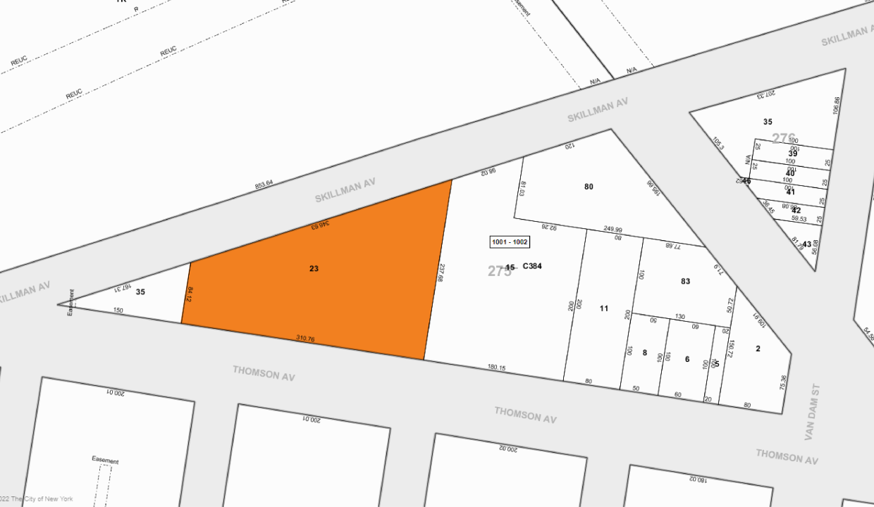 Tax Map 30 35 Thomson Avenue, Lic 01